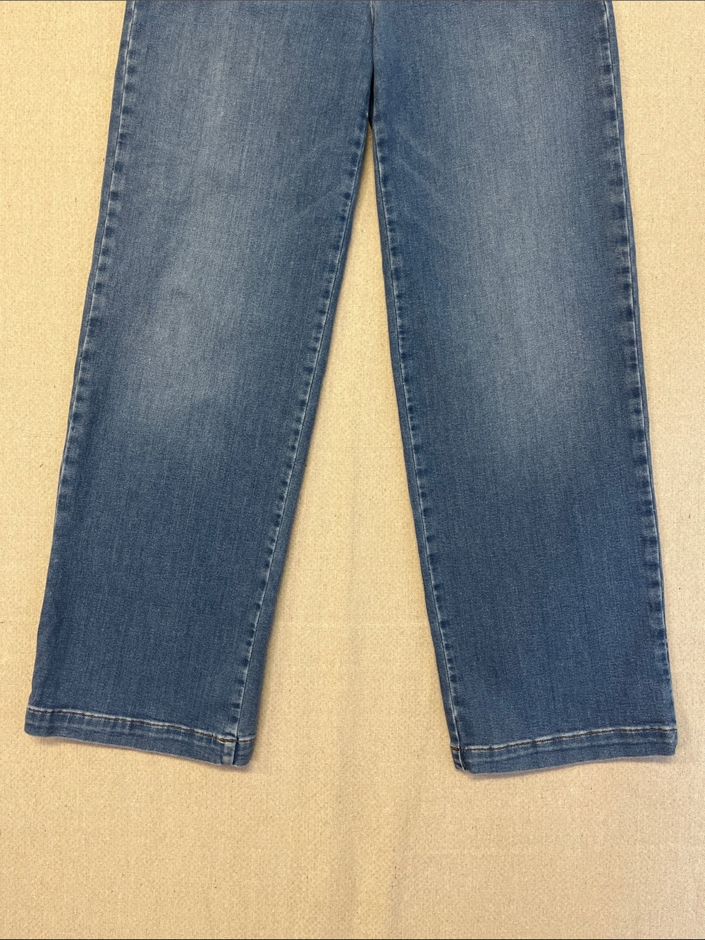 J Jill Denim Trouser Jeans Women’s 10R Wide Leg Stretch Blue Wash - Picture 5 of 13